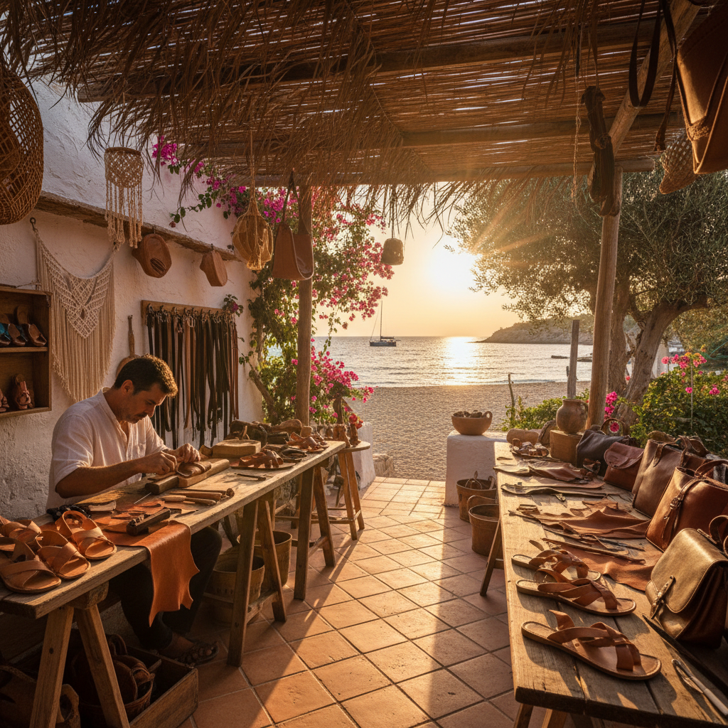 Artisan Leather and Sandals in Ibiza